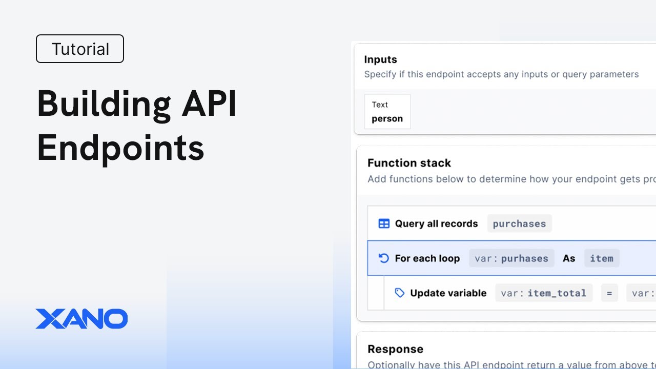 Building API Endpoints