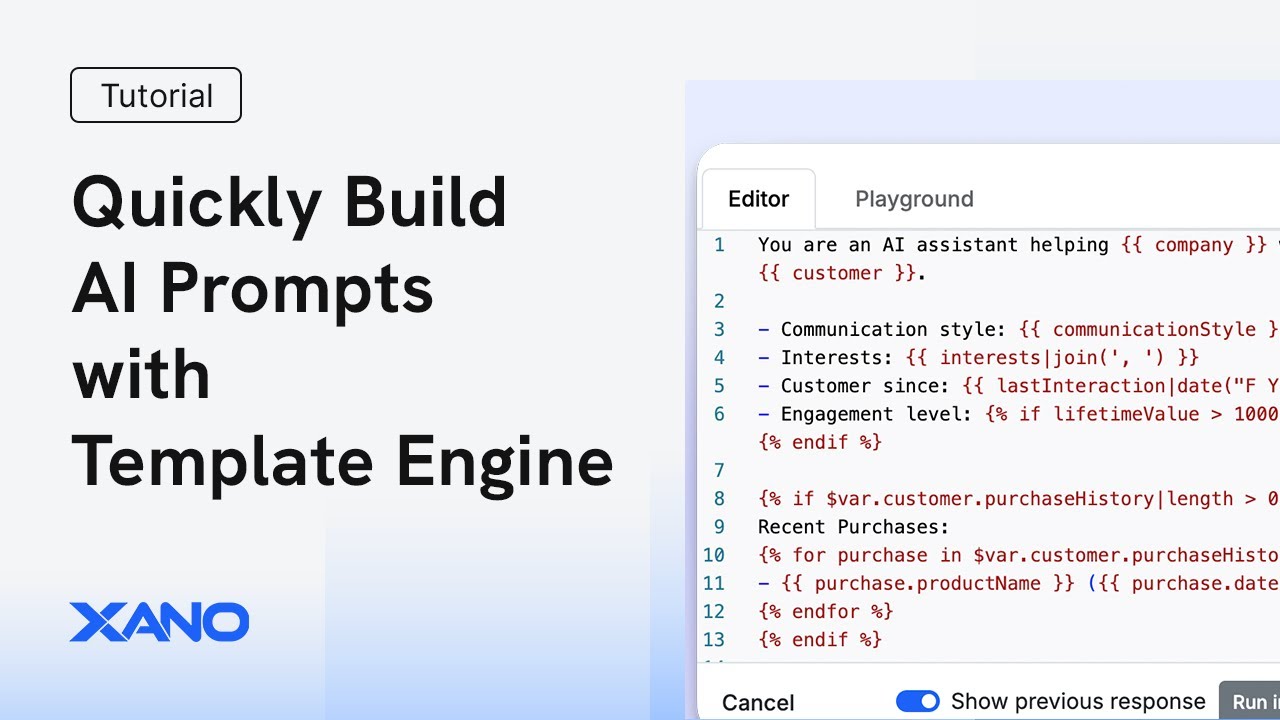 Quickly Build Dynamic AI Prompts with Template Engine