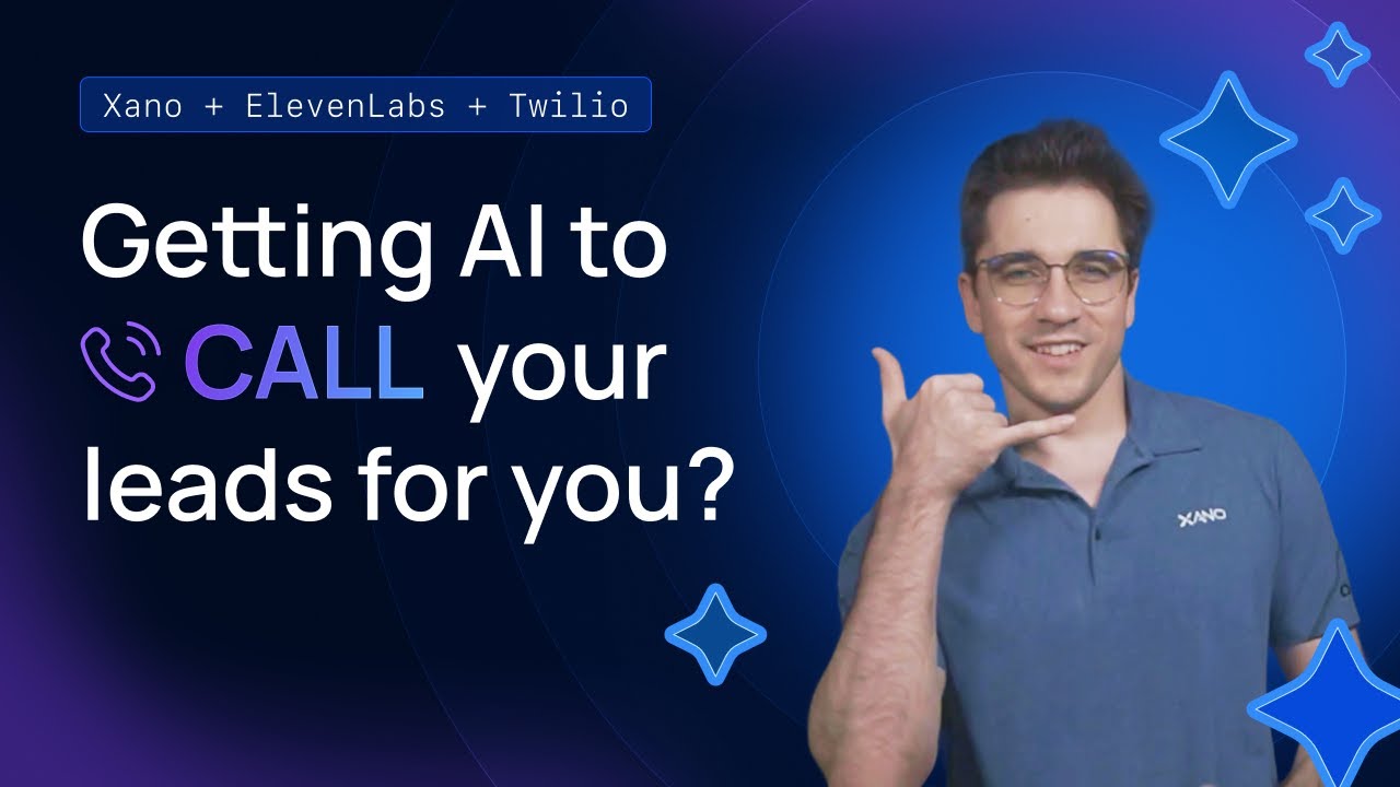 Getting AI to CALL your leads for you? | @elevenlabsio + @twilio + Xano