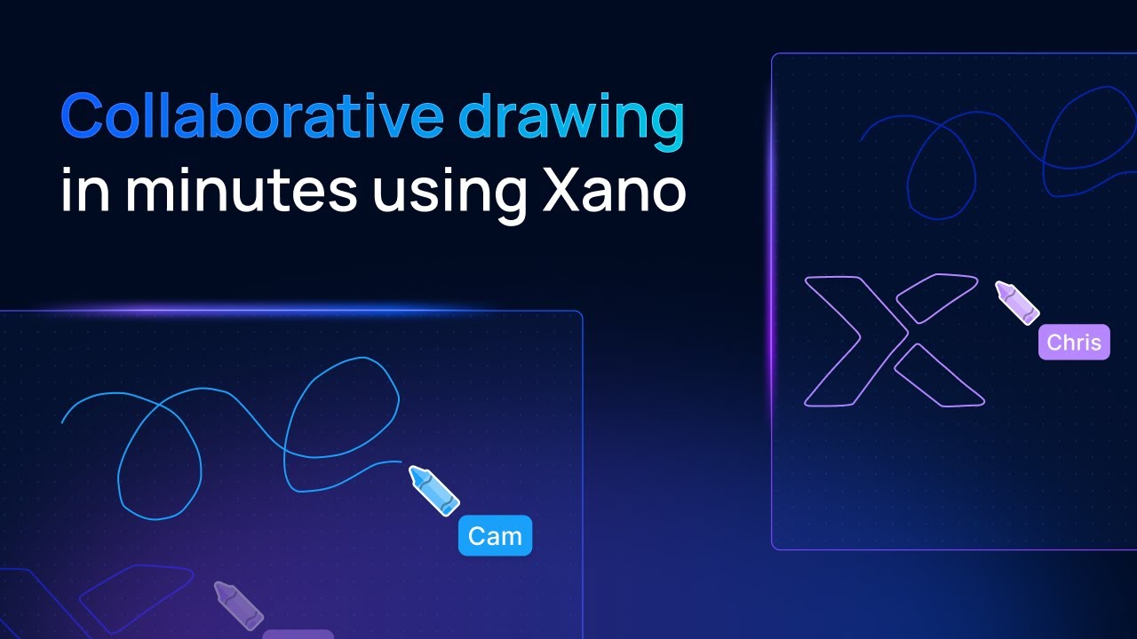 Collaborative Drawing in Minutes Using Xano